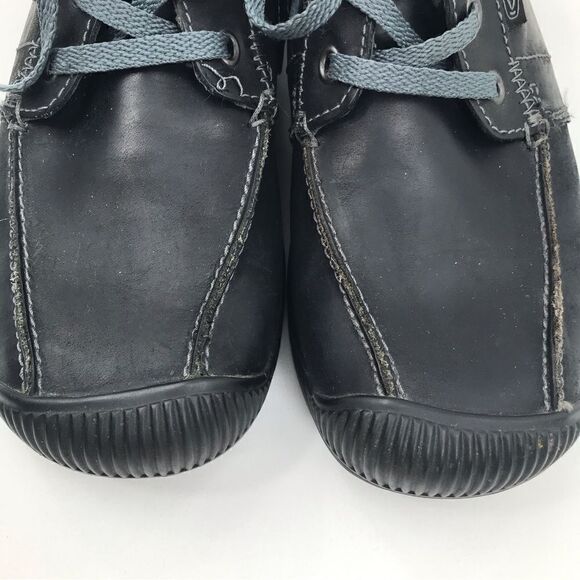 KEEN Black Leather Chukka Lace Up Ankle Boots - Picture 9 of 15